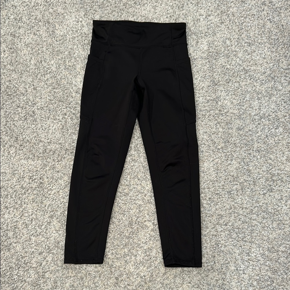 Black Leggings with Side Pockets